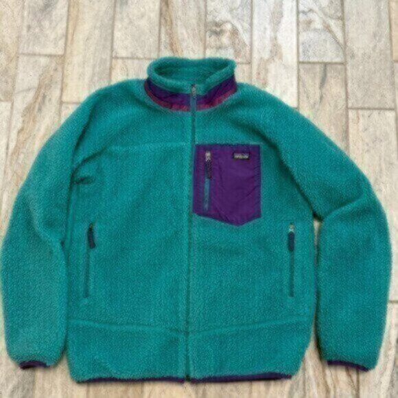 Patagonia girls youth XXL 16/18 RETRO-X Sherpa coat Retails $129. - Picture 1 of 8